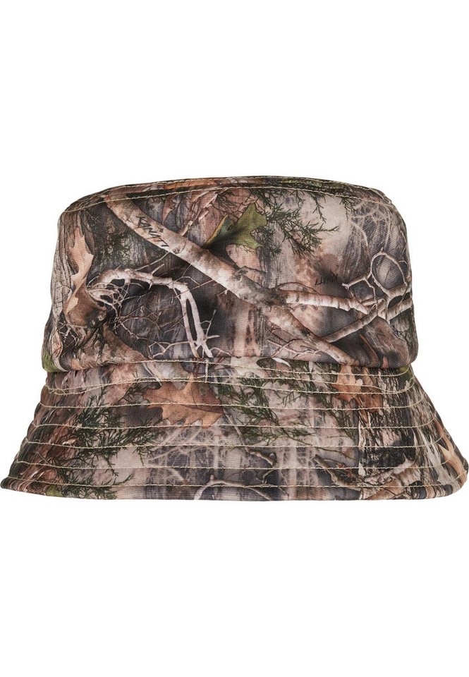 Flexfit Flex Cap Flexfit Bucket Hat Sherpa Real Tree Camo Reversible Bucket Hat von Flexfit