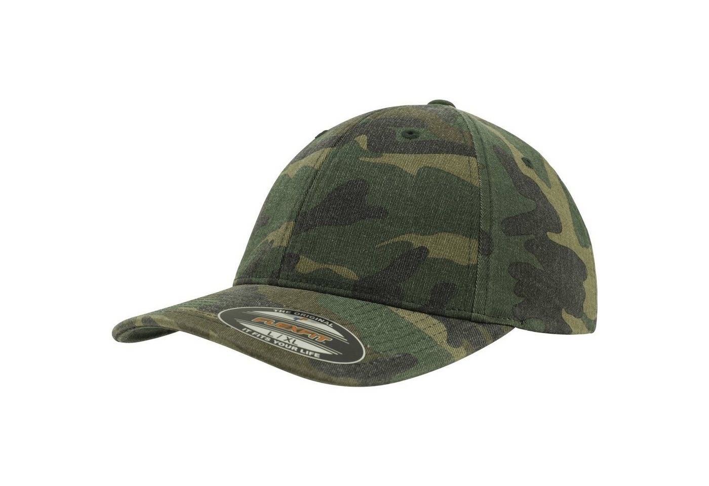 Flexfit Flex Cap Flexfit Garment Washed Camo Cap von Flexfit