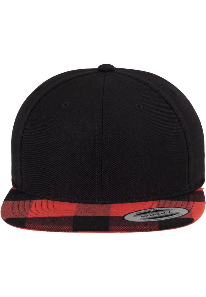 Flexfit Snapback Cap Flexfit Snapback Checked Flanell Peak Snapback von Flexfit
