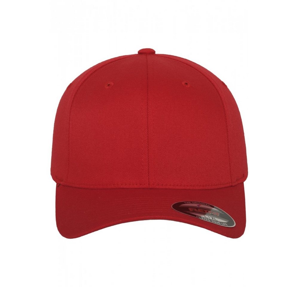 Flexfit Flex Cap Wooly Combed - rot (Packung) von Flexfit