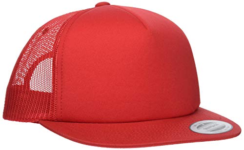 Flexfit Foam Trucker Cap, Red, One Size von Flexfit