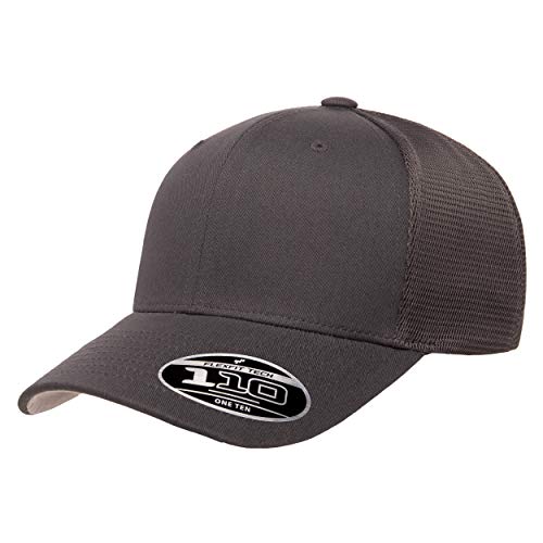 Flexfit Herren 110 Netzgewebe Trucker-Mütze, Dunkelgrau, Einheitsgröße von Flexfit