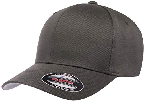 Flexfit Herren Athletic Baseball Fitted Cap Verschluss, grau dunkel, XX-Large von Flexfit