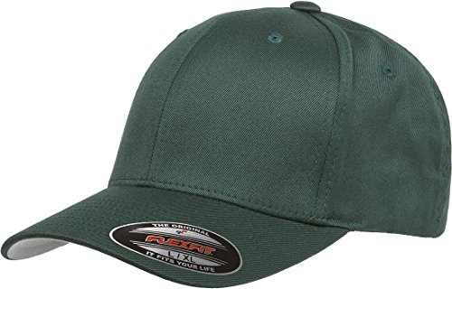 Flexfit Herren Baseball Cap Grün Fichte Erwachsene Small/Medium (6 3/4" - 7 1/4") von Flexfit