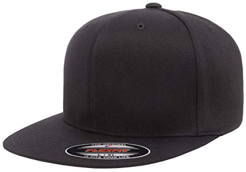 Flexfit Herren Profi-Baseball auf dem Feld Pro-Baseballkappe, Schwarz, L/XL von Flexfit