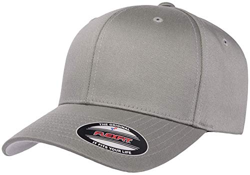 Flexfit Herren Athletic Baseball Fitted Cap Verschluss, Grau, S/M von Flexfit