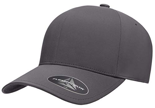 Flexfit Herren Delta Seamless Cap Baseballkappe, grau dunkel, S/M von Flexfit