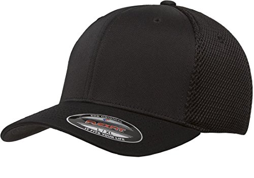 Flexfit Herren Ultrafibre Airmesh Fitted Cap Hut, schwarz, S-M von Flexfit