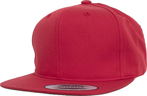 Flexfit Kinder Pro-style Twill Snapback Youth Cap Kape, Rot, XXS EU von Flexfit