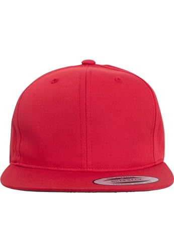 Flexfit Kinder Pro-style Twill Snapback Youth Cap Kape, Rot, XXS EU von Flexfit