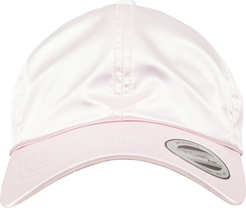 Flexfit Low Profile Satin Cap Unisex Kappe für Damen und Herren aus glänzendem Satin Stoff von Flexfit