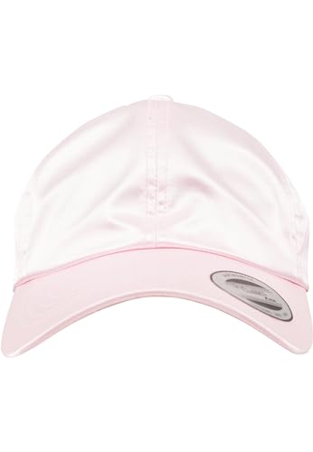 Flexfit Low Profile Satin Cap Unisex Kappe für Damen und Herren aus glänzendem Satin Stoff von Flexfit
