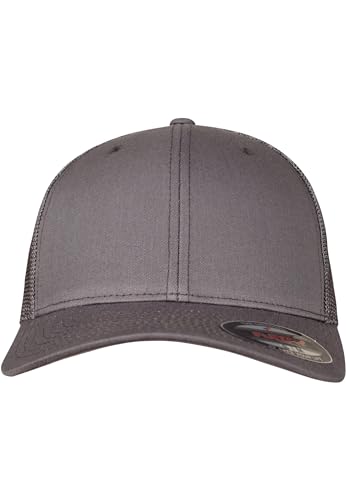Flexfit Mesh Trucker Kappe, Darkgrey, S/M von Flexfit