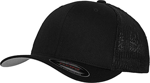 Flexfit Unisex Mesh Trucker Mütze, Black, L/XL von Flexfit