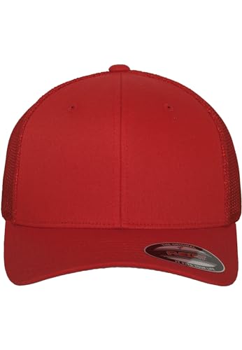 Flexfit Unisex Mesh Trucker Mütze, red, L/XL von Flexfit