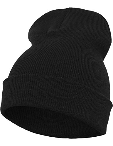 Flexfit Unisex Hat Heavyweight Lang Beanie M tze, Schwarz, Einheitsgröße EU von Flexfit