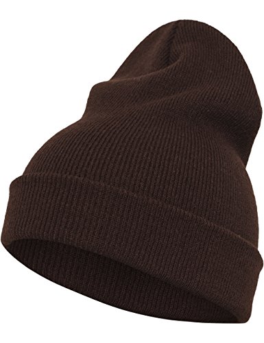 Flexfit Mütze Heavyweight Long Beanie, brown, one size, 1501KC-00075-0050 von Flexfit