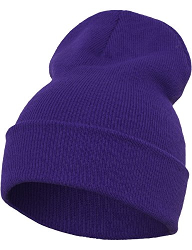 Flexfit Mütze Heavyweight Long Beanie, purple, one size, 1501KC-00195-0050 von Flexfit