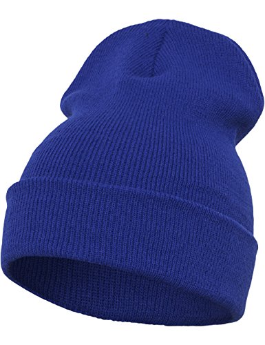 Flexfit Mütze Heavyweight Long Beanie, royal, one Size von Flexfit