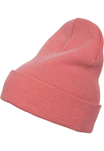 Flexfit Mütze Heavyweight Long Beanie Cap, Coral, one Size, 1501KC von Flexfit