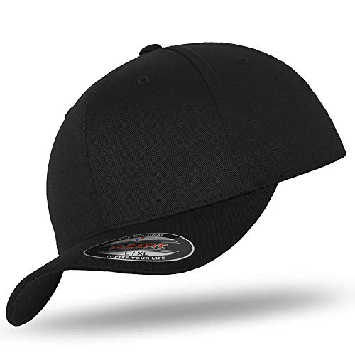 Flexfit Original Basecap Baseball Cap Kappe Black/Black -L/XL von Flexfit