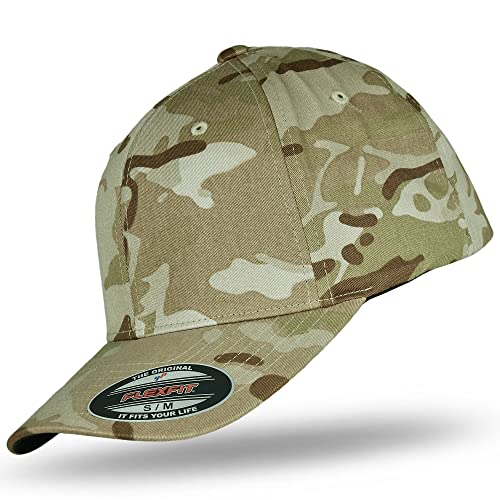 Flexfit Original Basecap Baseball Cap Multicam Khaki Multicam -S/M von Flexfit