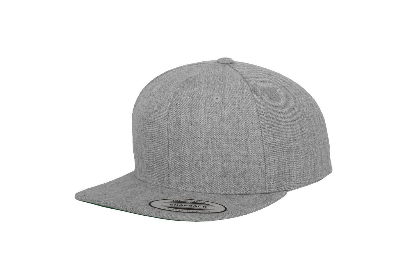 Flexfit Snapback Cap Yupoong Classic Snapback Kids - heather grey von Flexfit