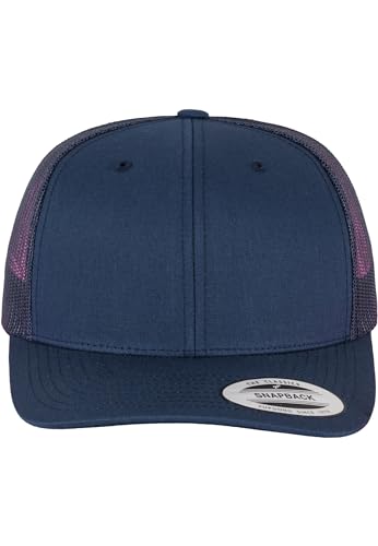 Flexfit Unisex Retro Trucker Cap, klassische Trucker Cap mit Mesh-Rückseite, one size, navy von Flexfit