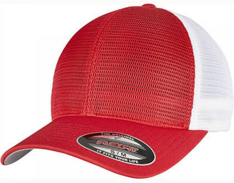 Flexfit Trucker Cap Flexfit 360 Omnimesh Cap 2-Tone, Ohne Verschluss von Flexfit