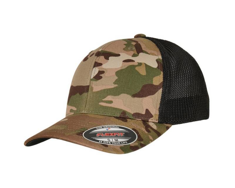 Flexfit Trucker Cap Flexfit Multicam Trucker Mesh Cap (Basecap, Meshcap, Trucker Kappe) von Flexfit