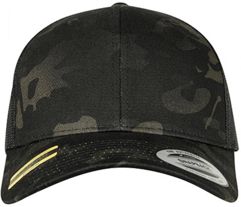 Flexfit Trucker Cap Retro Trucker Multicam®, Snackback-Verschluss von Flexfit