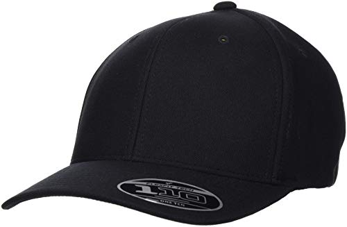 Flexfit Uni 110P-110 Cool & Dry Mini Pique Cap, Black, one Size von Flexfit