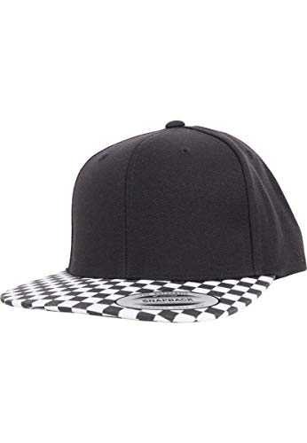 Flexfit Uni 6089CB-Checkerboard Snapback Kappe, Black/White, one Size von Flexfit