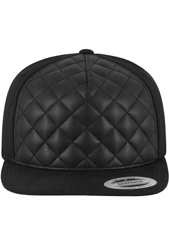 Flexfit Mütze Diamond Quilted Snapback, black, one size, 6089Q-00007-0050 von Flexfit