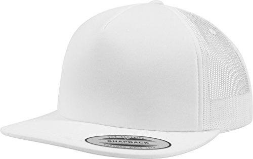 Flexfit Uni 6005FF-Foam Trucker Cap, White, one Size von Flexfit