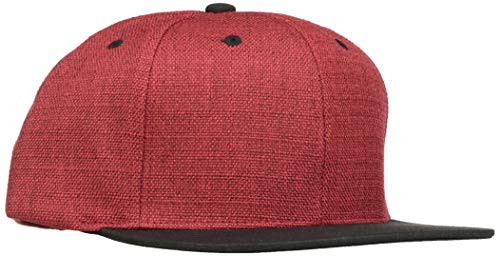 Flexfit Uni Melange 2-Tone Snapback Mütze, red/Blk, one Size von Flexfit