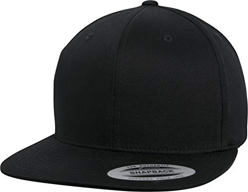 Flexfit Uni 6089OC-Organic Cotton Snapback Cap, Black, one Size von Flexfit