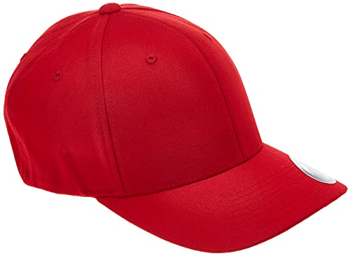 Flexfit Uni Wool Blend Cap, Rot, S/M von Flexfit