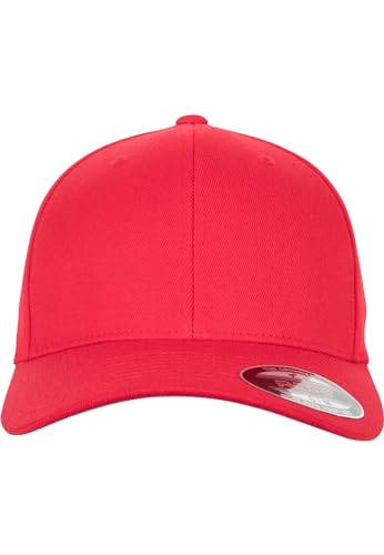 Flexfit Uni 6477-Flexfit Wool Blend Cap, Rot, S/M von Flexfit