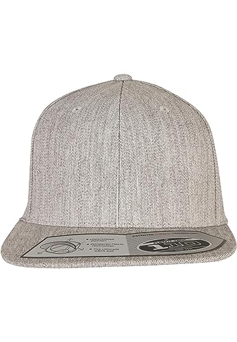Flexfit Unisex 110-110 Fitted Snapback Baseballkappe, heathergrey, one Size Flexfit Unisex 110-110 Fitted Snapback Baseballkappe, heathergrey, one Size von Flexfit
