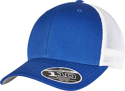 Flexfit Unisex 110 MESH Cap 2-Tone Baseballkappe, royal/White, one Size von Flexfit