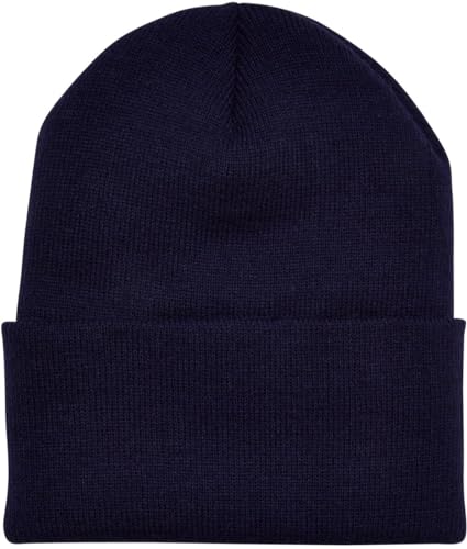 Flexfit Unisex 1535TH-YP Classics Thinsulate Cuffed Beanie-Mütze, Navy, one Size von Flexfit