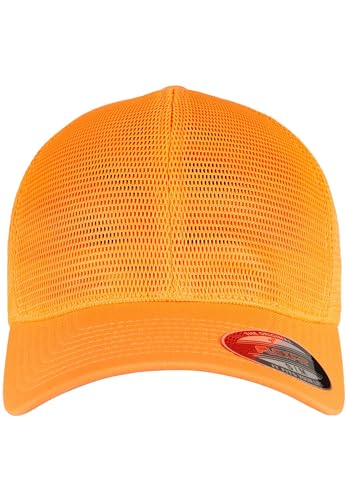 Flexfit Unisex 360-FLEXFIT 360 OMNIMESH Cap Baseballkappe, Neonorange, S/M von Flexfit