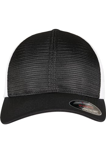 Flexfit Unisex 360T-FLEXFIT 360 OMNIMESH Cap 2-Tone Baseballkappe, Black/White, S/M von Flexfit