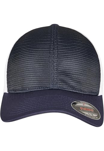 Flexfit Unisex 360T-FLEXFIT 360 OMNIMESH Cap 2-Tone Baseballkappe, Navy/White, L/XL von Flexfit