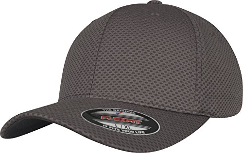 Flexfit Unisex 6584-Flexfit 3D Hexagon Jersey Cap Kape, Darkgrey, S/M von Flexfit