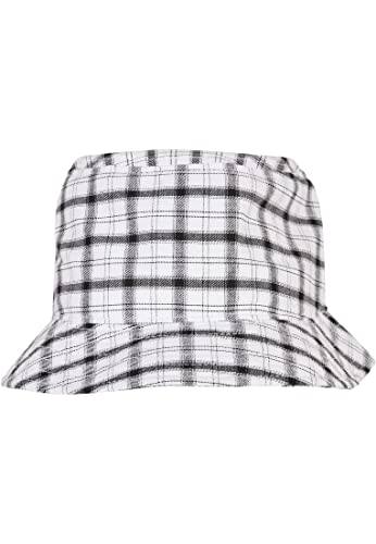 Flexfit Unisex 5003C-Check Bucket Hat Hut, White/Grey, one Size von Flexfit