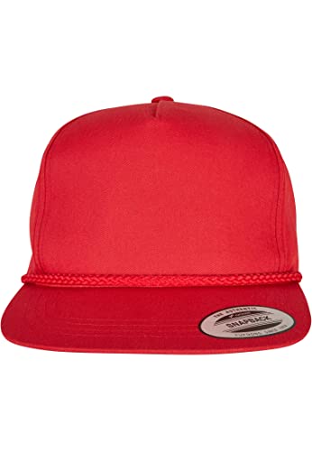 Flexfit Unisex 6002-YP Classics Classic POPLIN Golf Cap Baseballkappe, red, one Size von Flexfit
