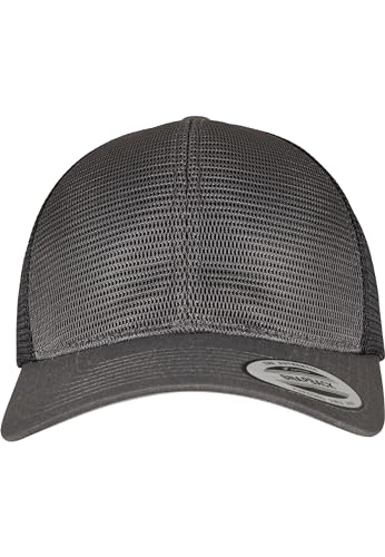Flexfit Unisex 6360T-360° Omnimesh 2-Tone Cap Baseballkappe, Charcoal/Black, one Size von Flexfit