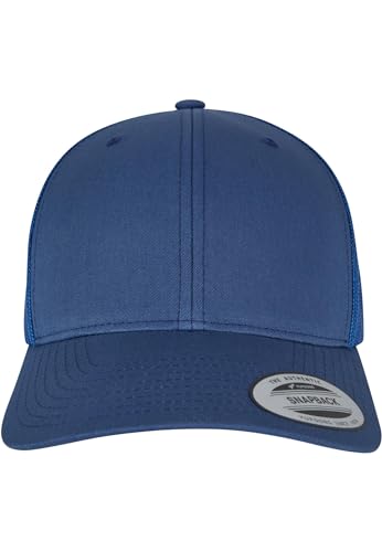 Flexfit Unisex Retro Trucker Cap, klassische Trucker Cap mit Mesh-Rückseite, one size, light navy von Flexfit